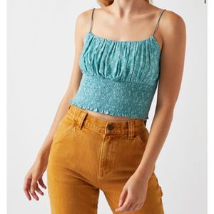 LA Hearts Smocked Bodice Crop Top from PAC SUN! Size: Large